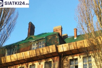 Siatki materiałowe - Siatki zabezpieczające stare dachówki na dachach siatki materiałowej